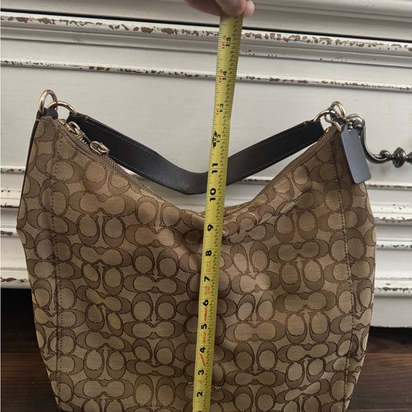 Coach Tan Signature Hobo Bag - Picture 10 of 10